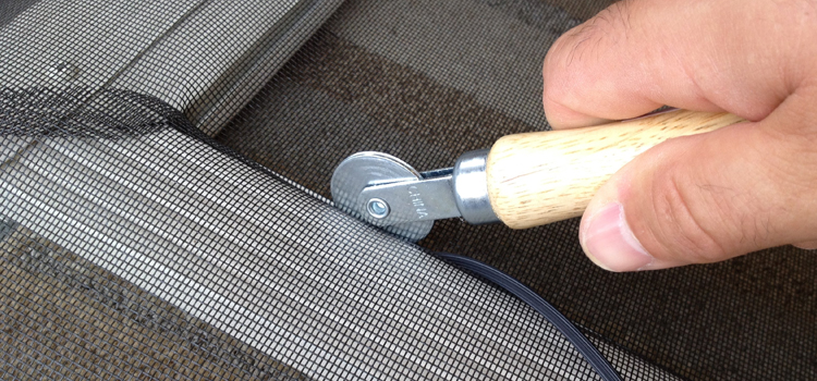 metal screen door repair in Oak Park
