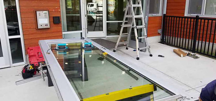 storefront door glass replacement Oak Park